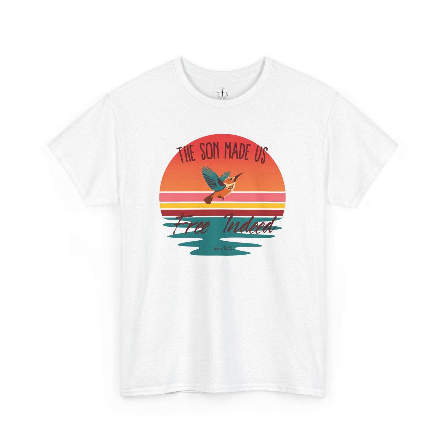 Freedom in Christ T-Shirt – John 8:36 Bible Verse Christian Tee