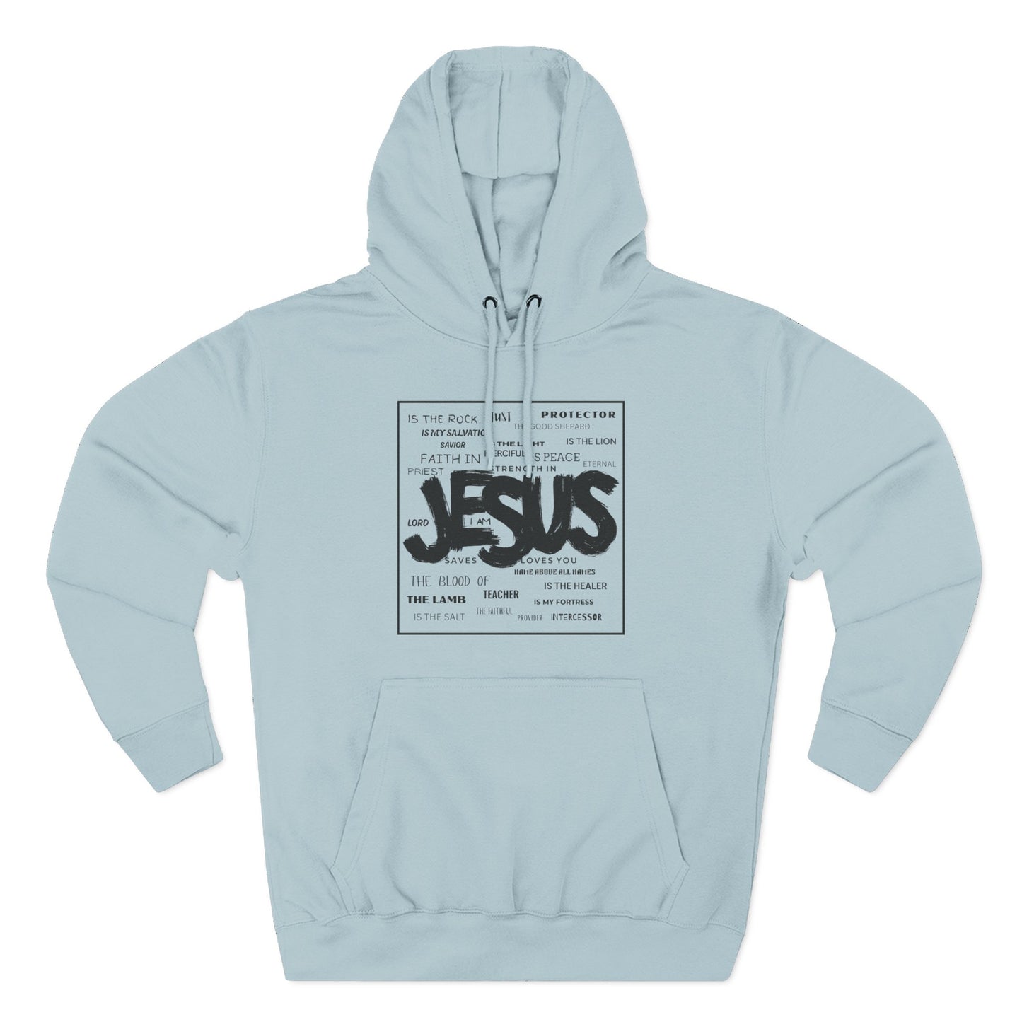 Unisex Jesus Hoodie – Streetwear Style Christian Graphic Sweatshirt