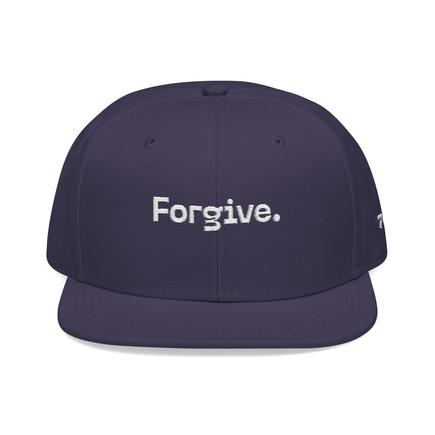 Christian Forgive Hat – Embroidered 70 X's 7 Snapback