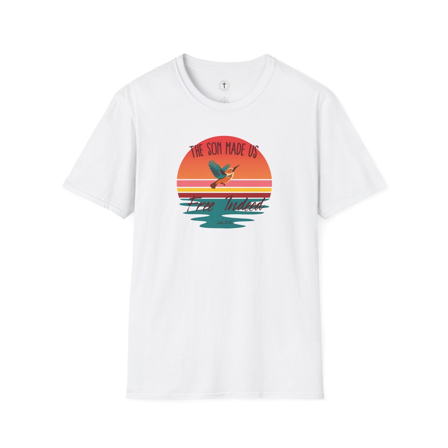 The Son Made Us Free Indeed T-Shirt – John 8:36 Christian Inspirational Tee