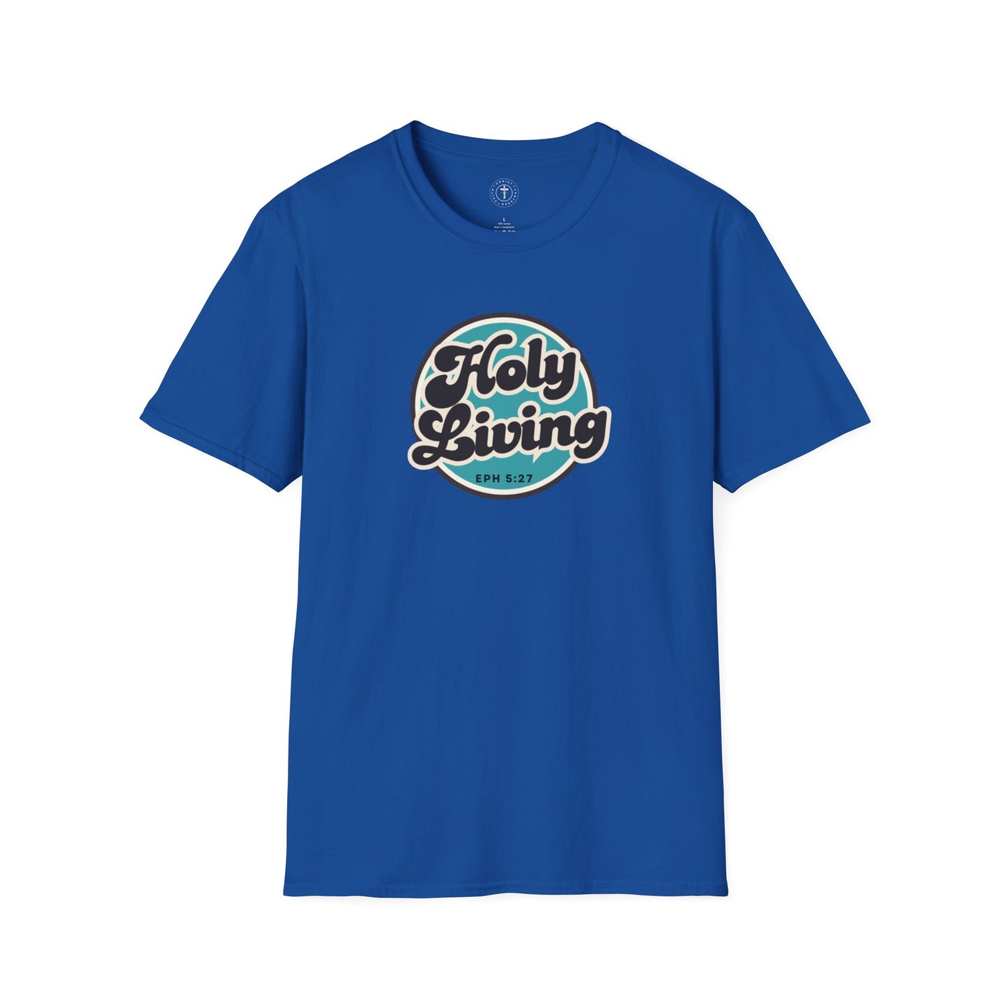 Holy Living T-Shirt – Ephesians 5:27 Christian Retro Faith Tee