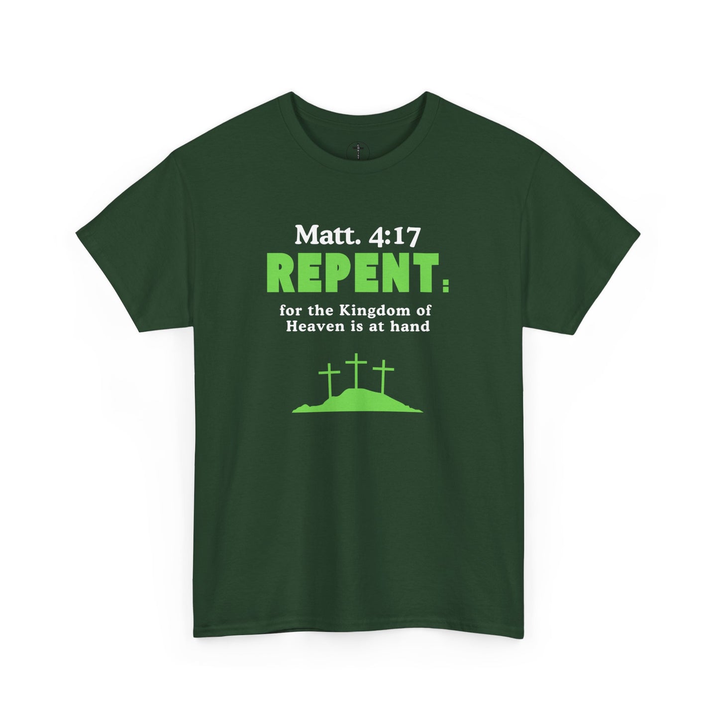 Repent Christian T-Shirt – Matt. 4:17