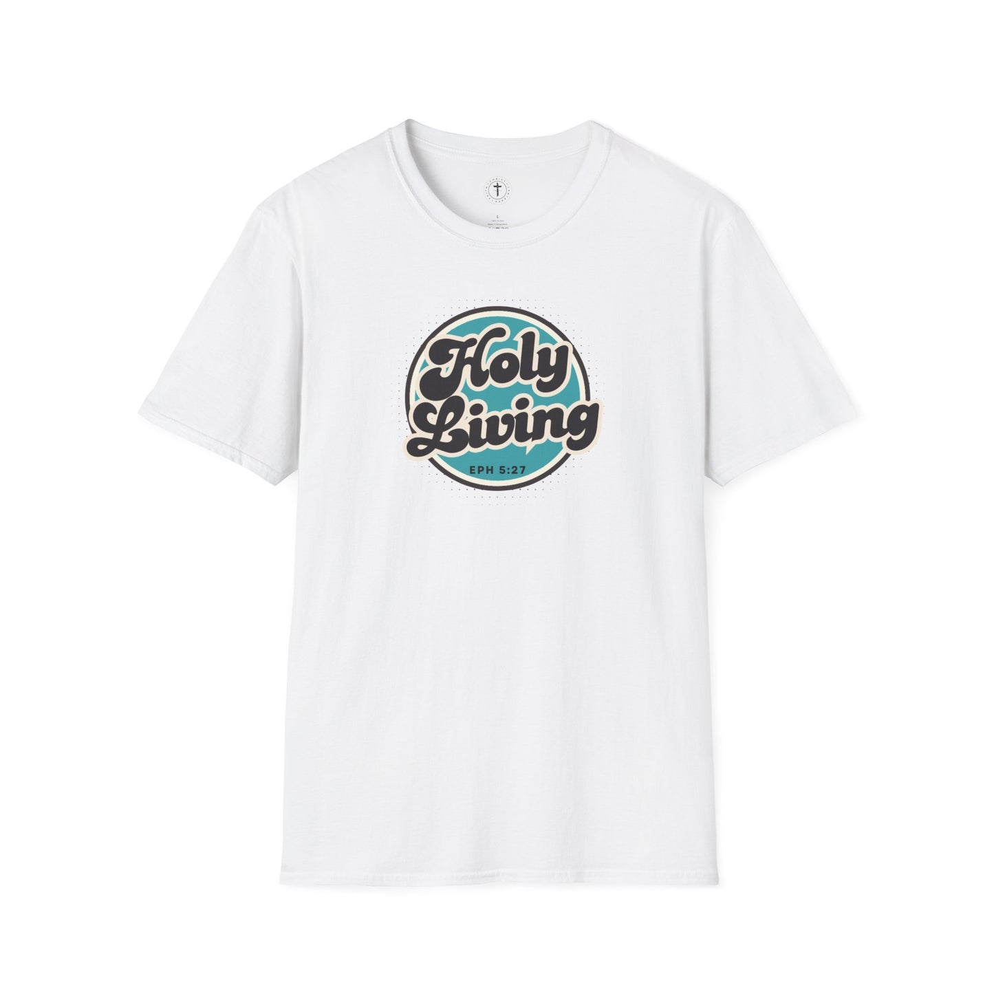 Holy Living T-Shirt – Ephesians 5:27 Christian Retro Faith Tee