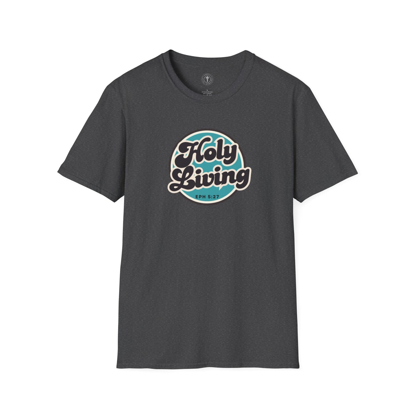 Holy Living T-Shirt – Ephesians 5:27 Christian Retro Faith Tee