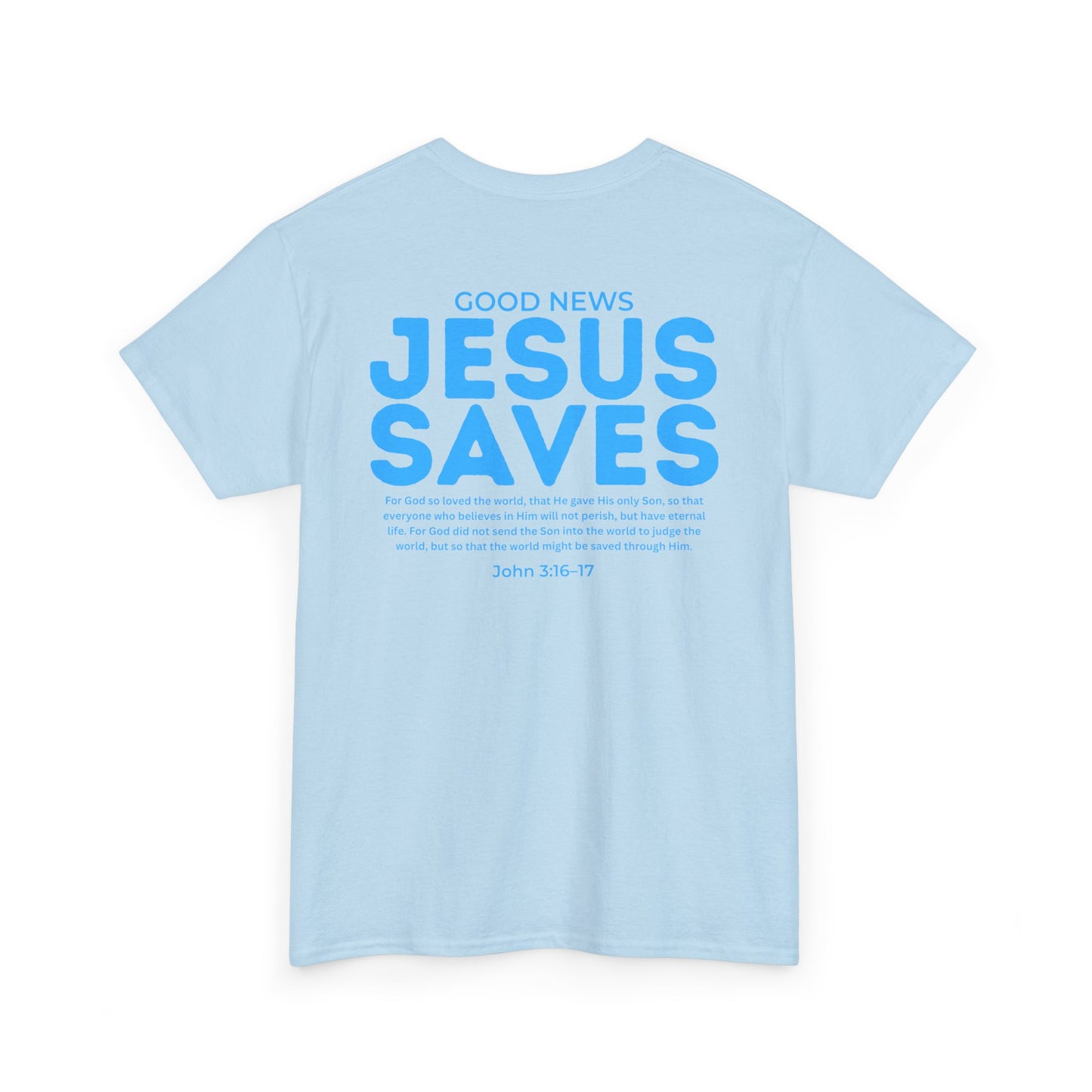 Jesus Saves Christian T-Shirt – John 3:16–17