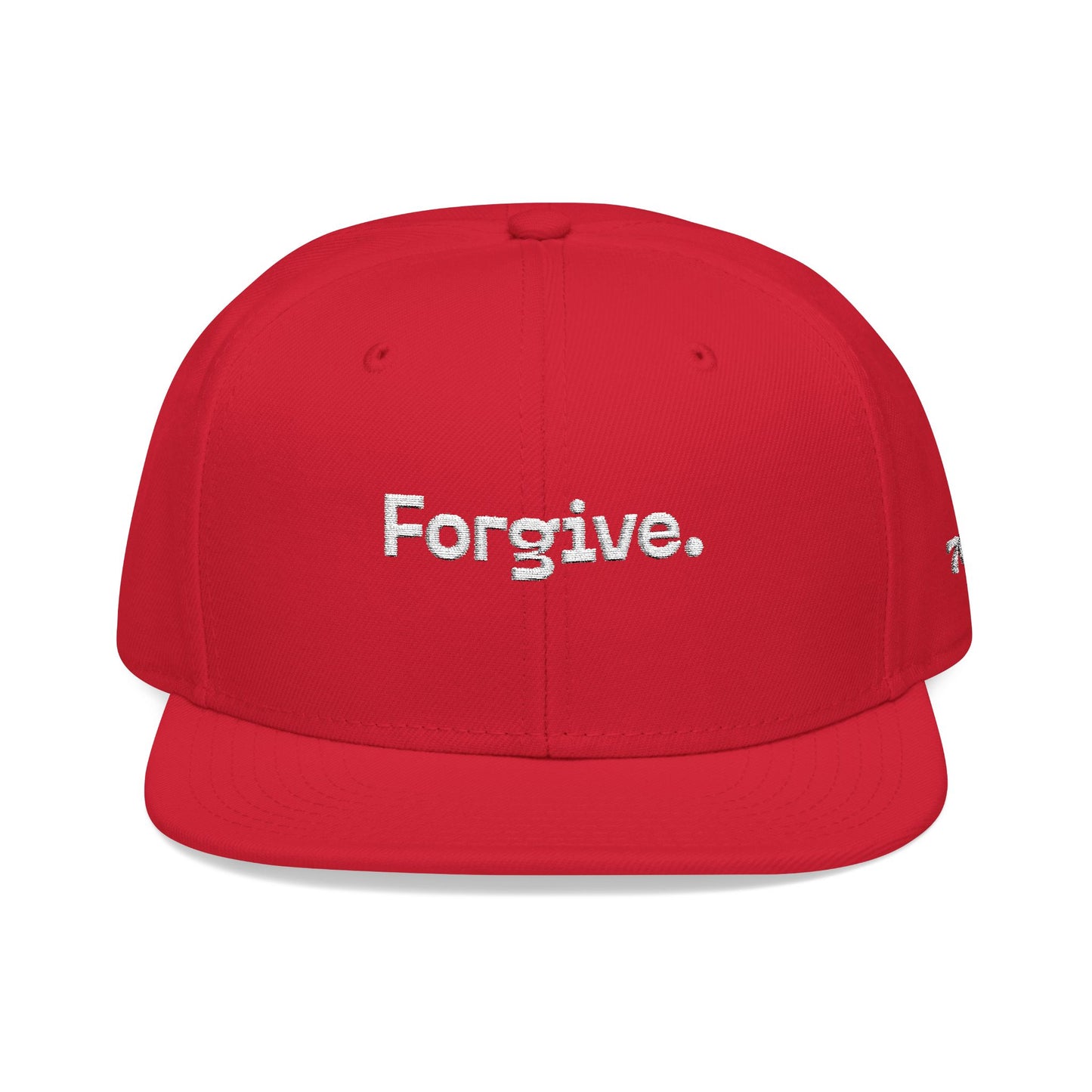 Christian Forgive Hat – Embroidered 70 X's 7  Snapback