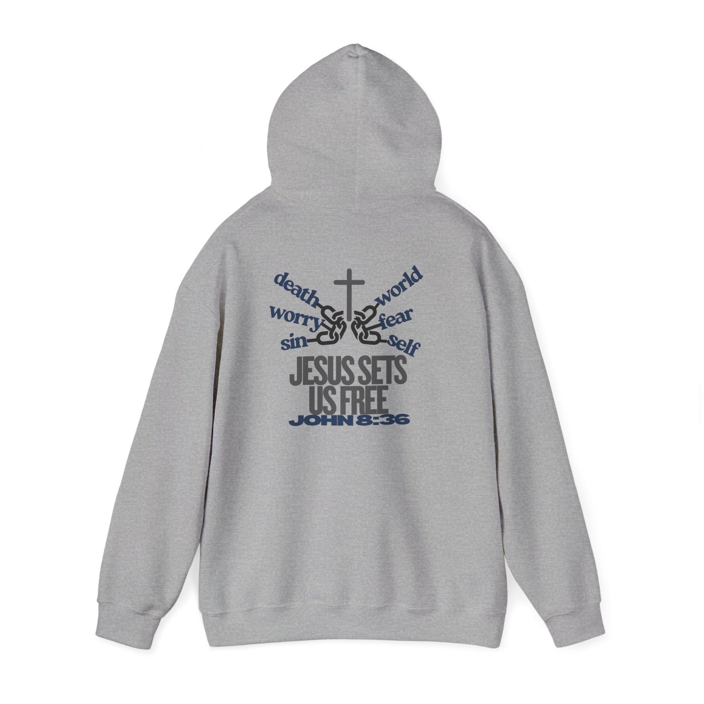 Jesus Sets Us Free Hoodie – John 8:36