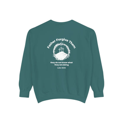 Forgive Christian Sweatshirt – Luke 23:34 Father Forgive Them Inspirational Pullover