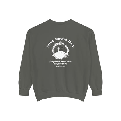 Forgive Christian Sweatshirt – Luke 23:34 Father Forgive Them Inspirational Pullover