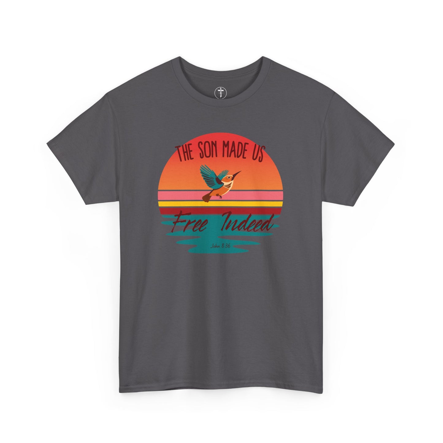 Freedom in Christ T-Shirt – John 8:36 Bible Verse Christian Tee
