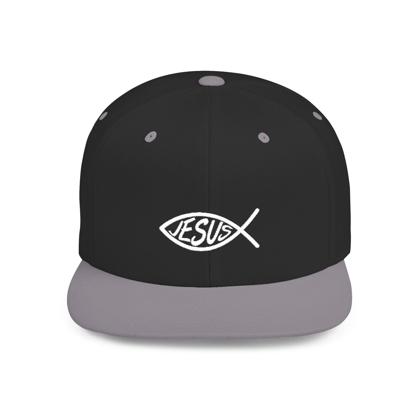 Jesus Fish Embroidered Christian Hat