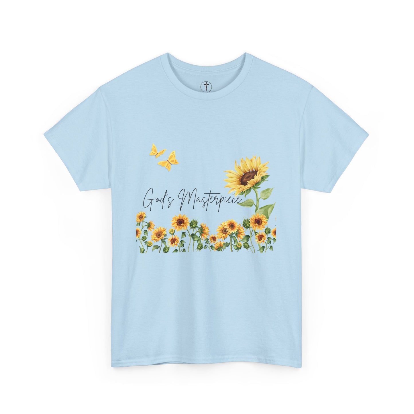 God’s Masterpiece Sunflower T-Shirt – Christian Inspirational Tee