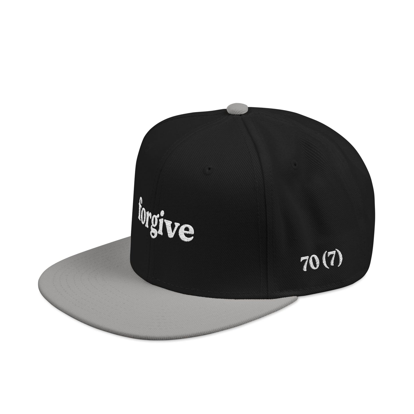 Forgive Embroidered Hat – 70(7) Christian Snapback