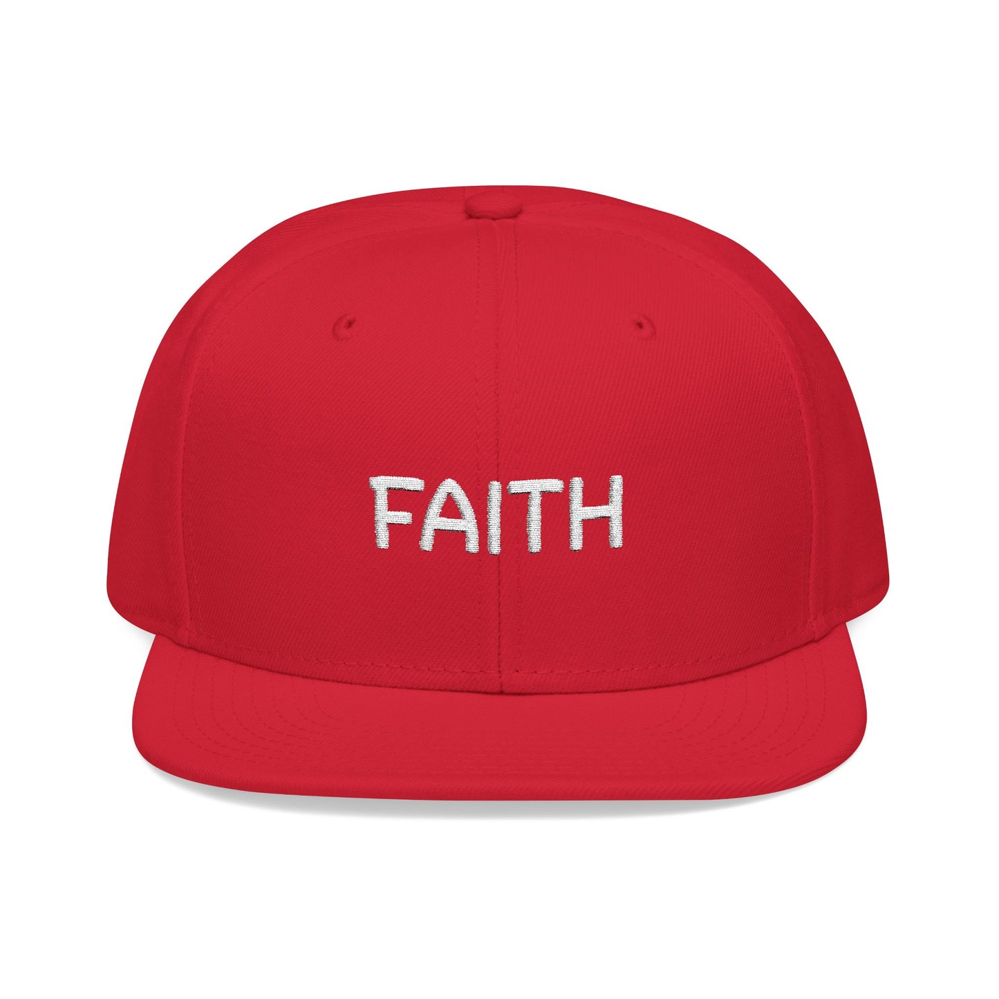 Faith Embroidered Snapback Cap