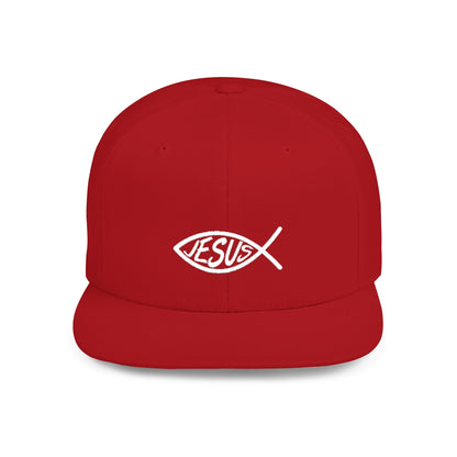Jesus Fish Embroidered Christian Hat