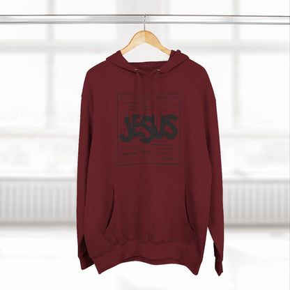 Unisex Jesus Hoodie – Streetwear Style Christian Graphic Sweatshirt