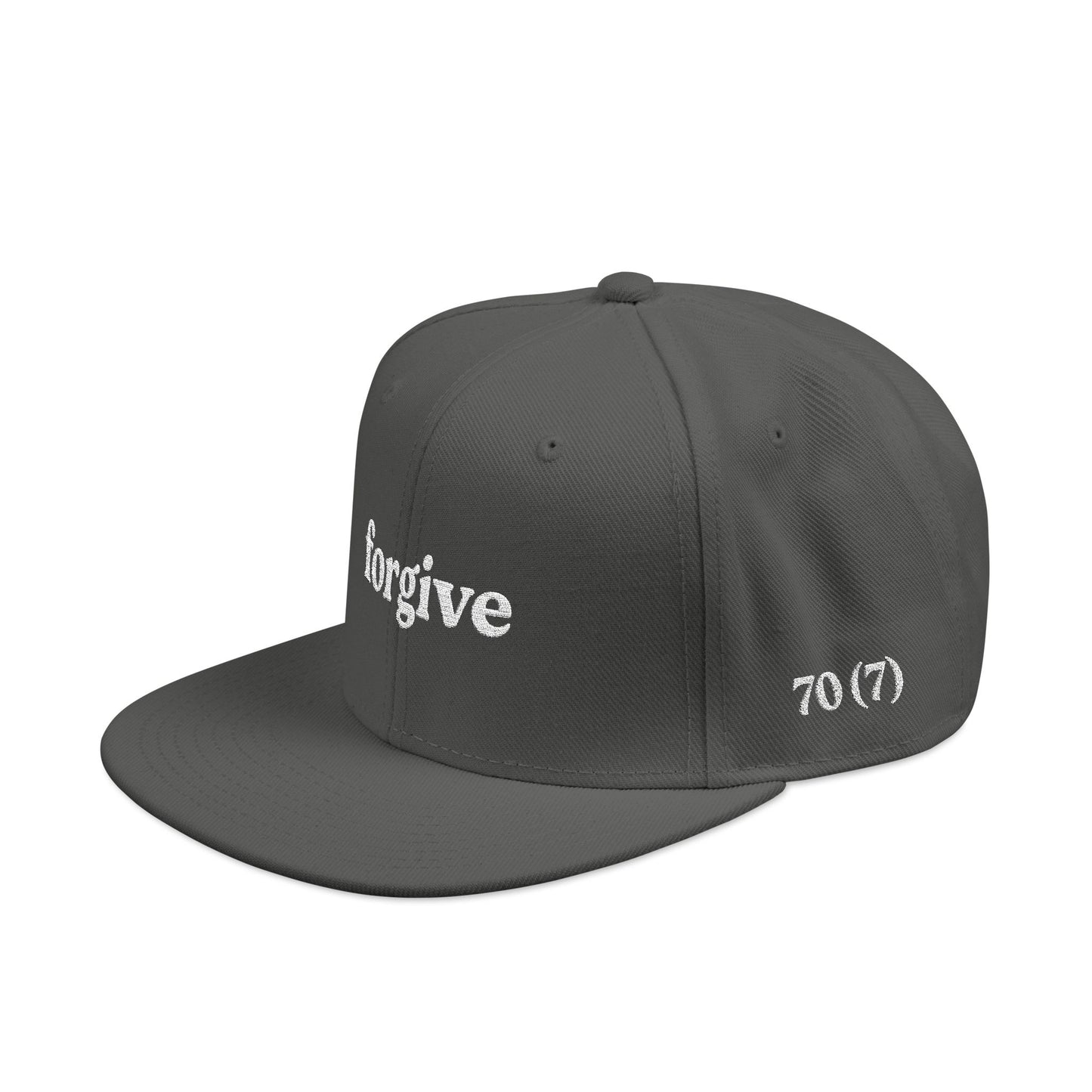 Forgive Embroidered Hat – 70(7) Christian Snapback
