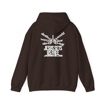 Jesus Sets Us Free Hoodie – John 8:36