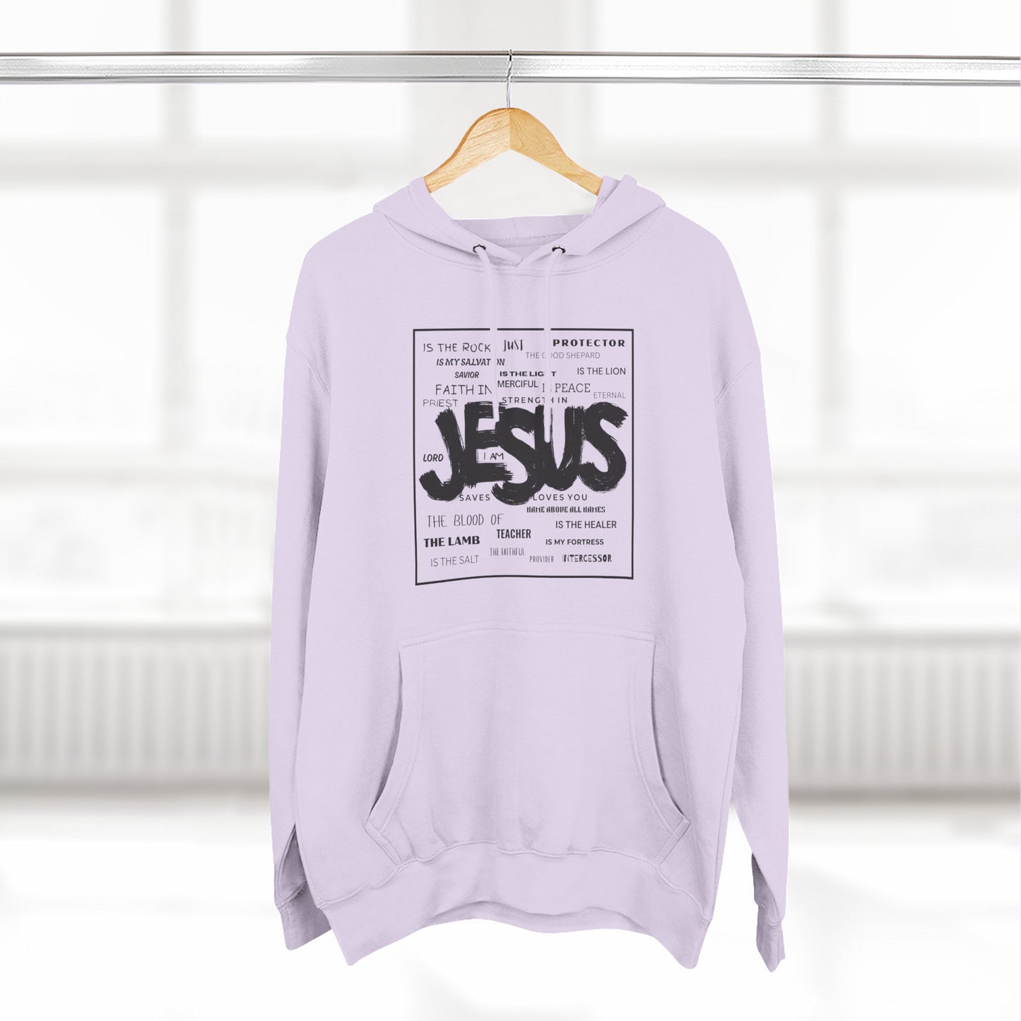 Unisex Jesus Hoodie – Streetwear Style Christian Graphic Sweatshirt