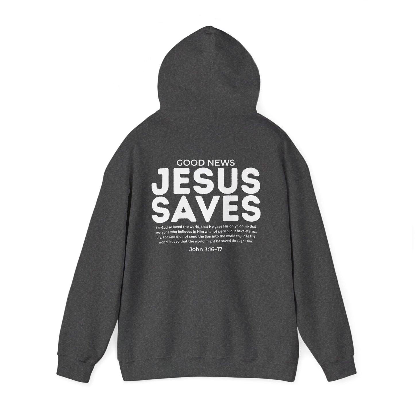 Jesus Saves Christian Hoodie – John 3:16–17