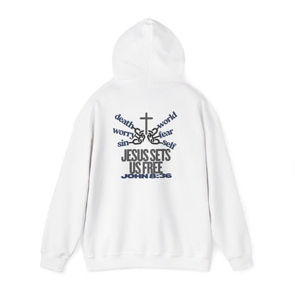 Jesus Sets Us Free Hoodie – John 8:36