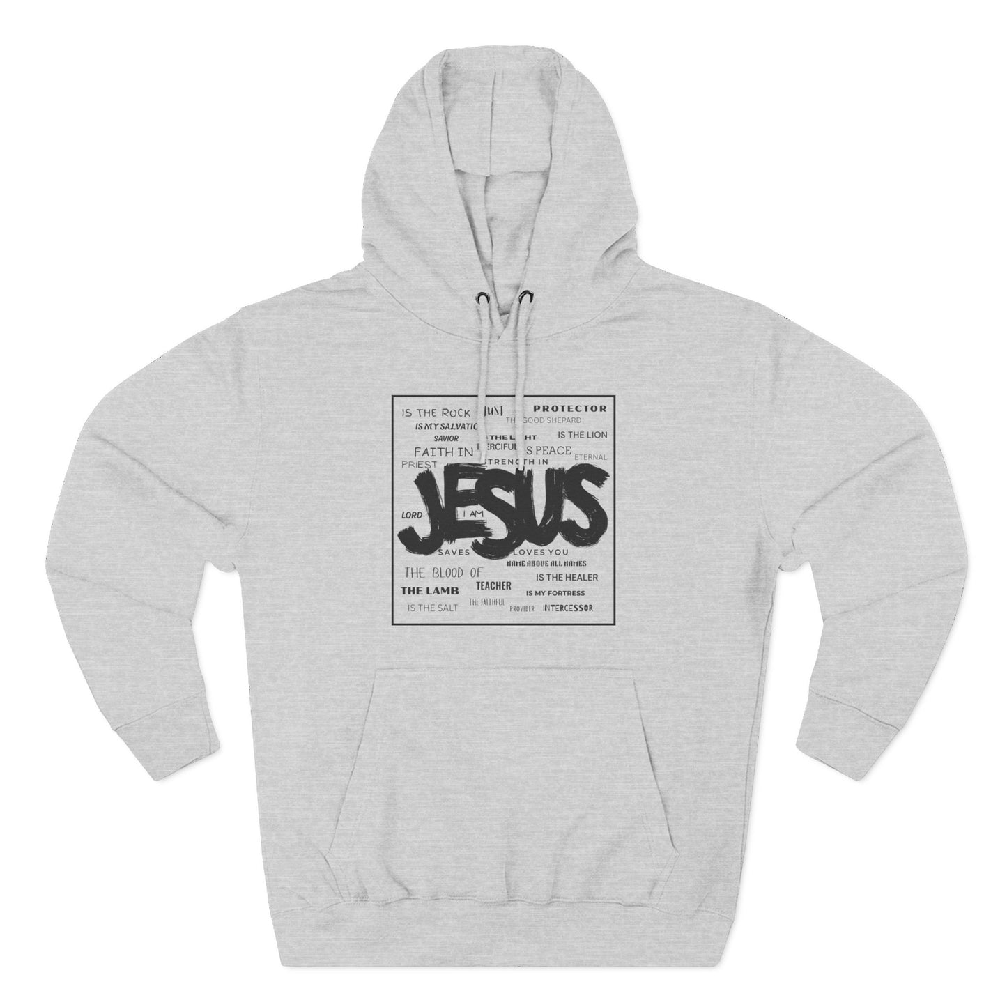 Unisex Jesus Hoodie – Streetwear Style Christian Graphic Sweatshirt