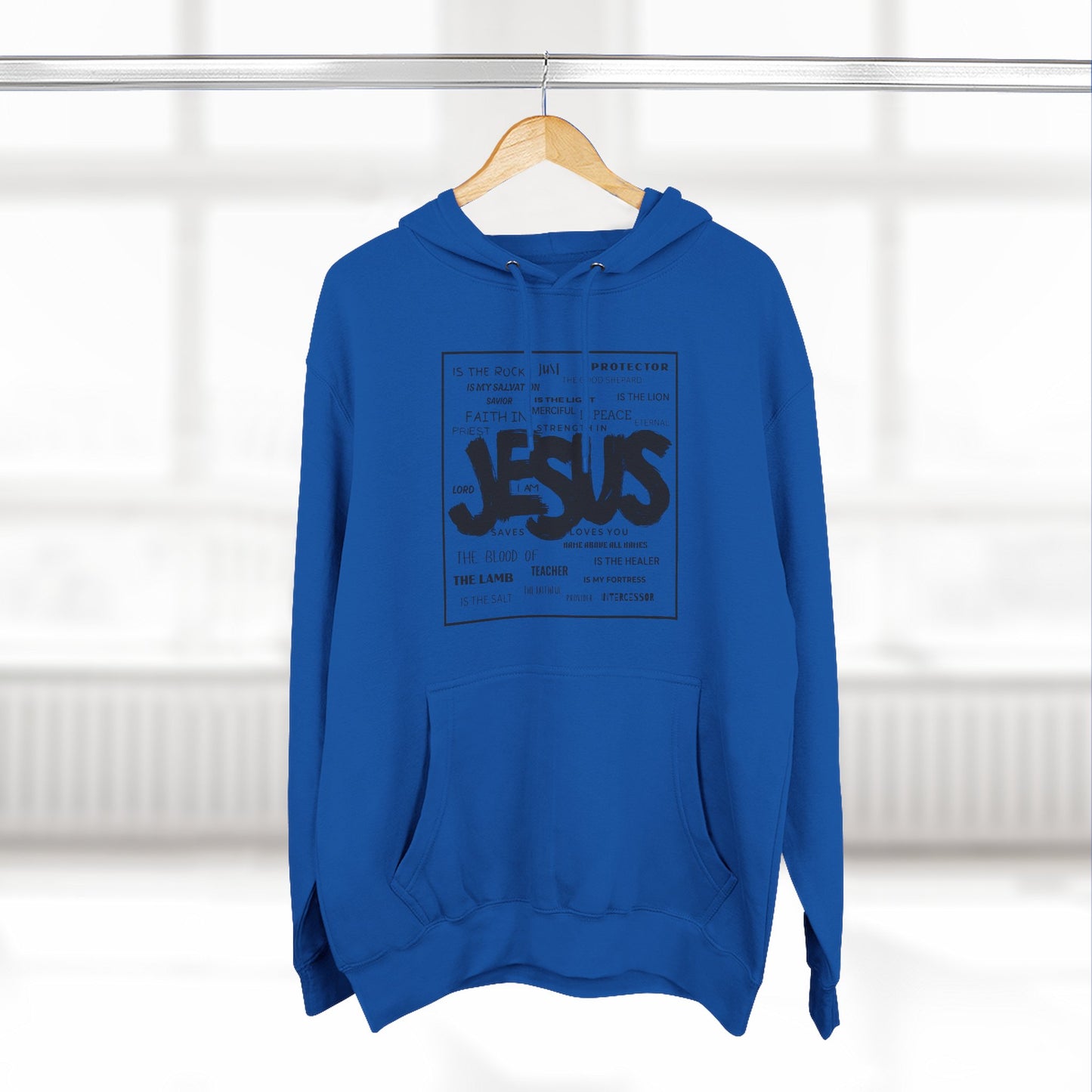 Unisex Jesus Hoodie – Streetwear Style Christian Graphic Sweatshirt