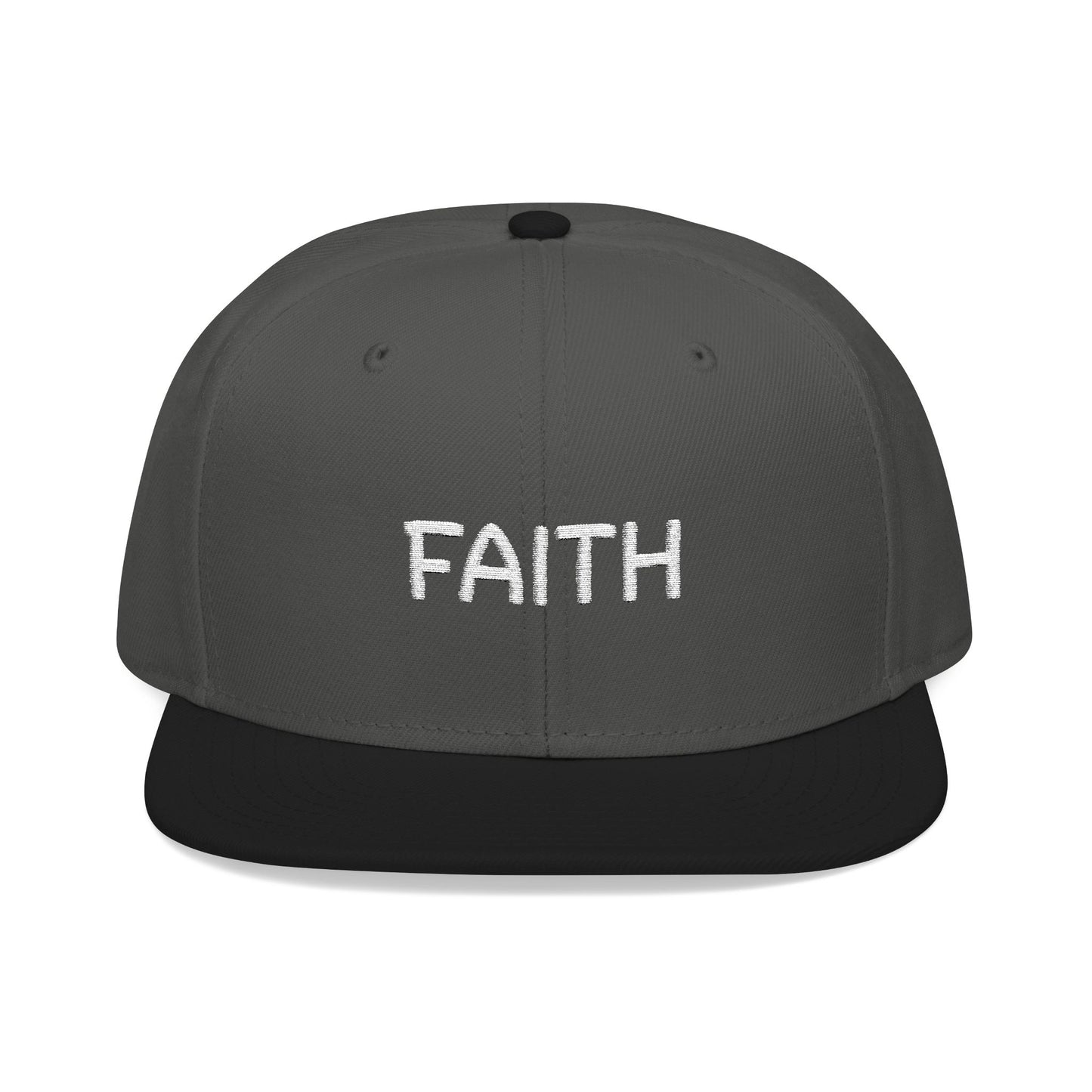 Faith Embroidered Snapback Cap