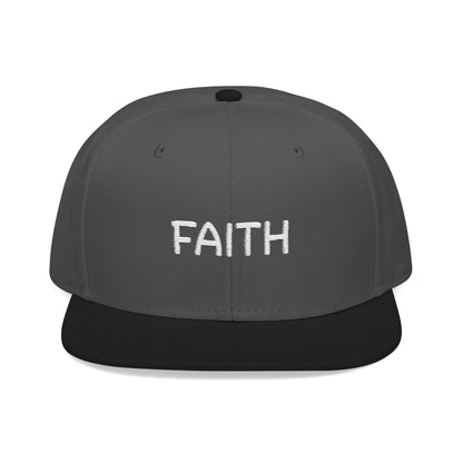 Faith Embroidered Snapback Cap