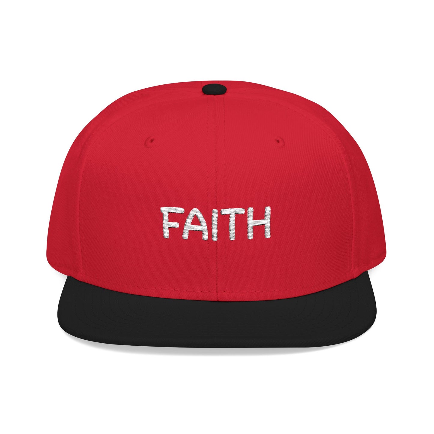 Faith Embroidered Snapback Cap