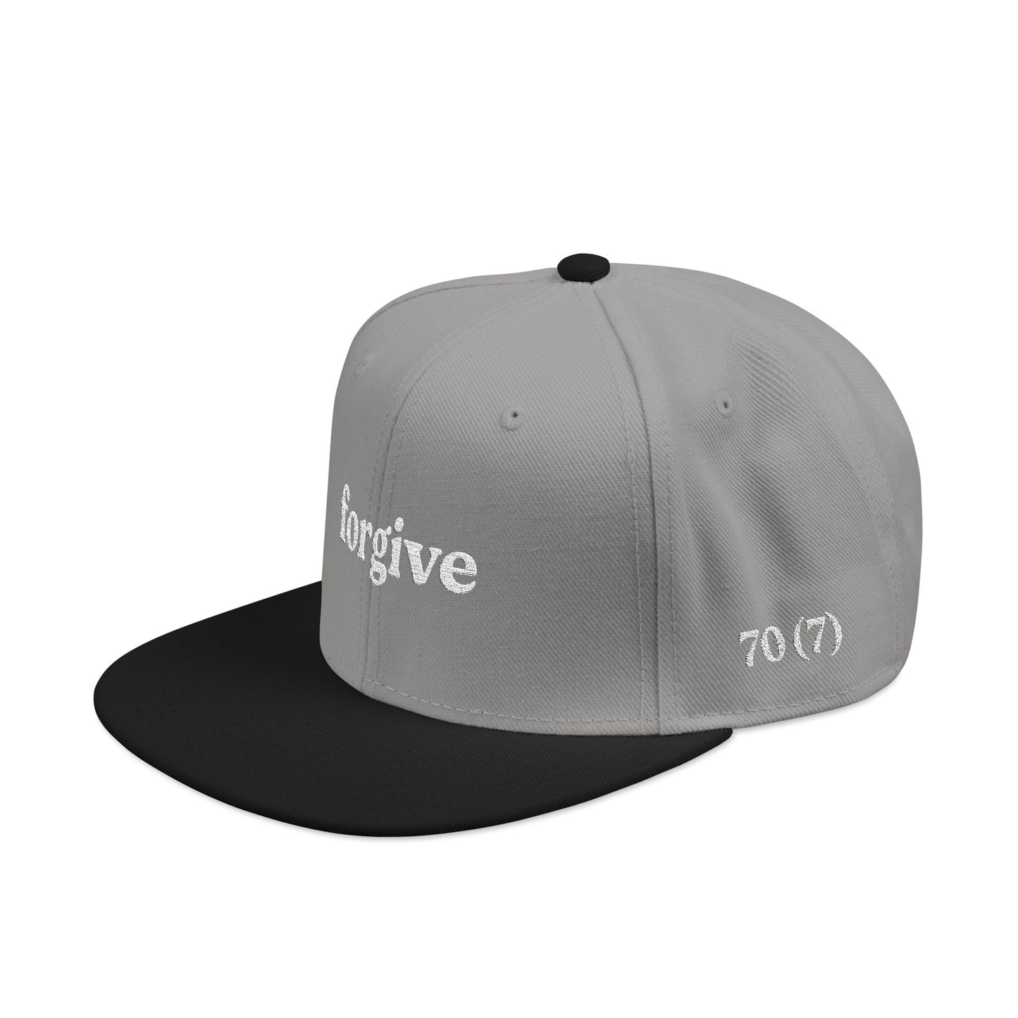 Forgive Embroidered Hat – 70(7) Christian Snapback