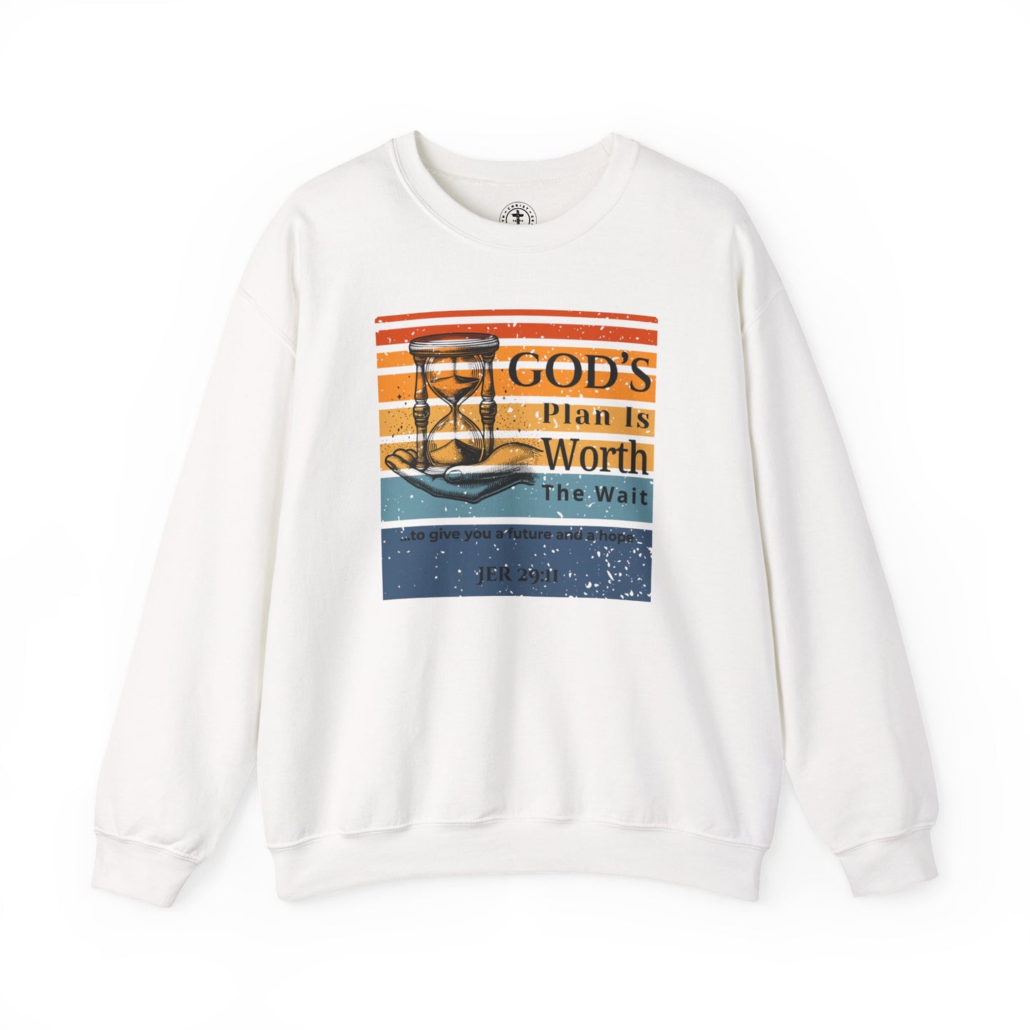 God’s Plan Is Worth the Wait Sweatshirt – Jeremiah 29:11 Retro Christian Pullover