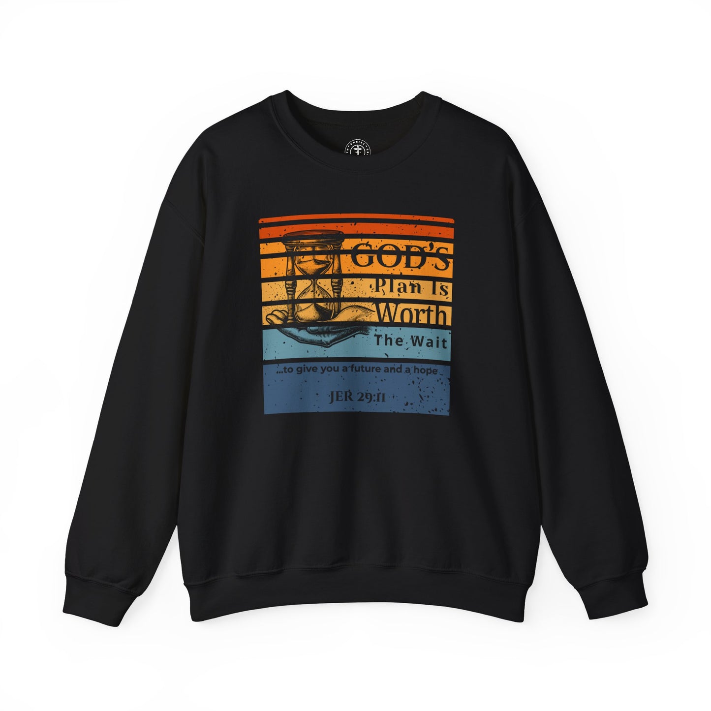 God’s Plan Is Worth the Wait Sweatshirt – Jeremiah 29:11 Retro Christian Pullover
