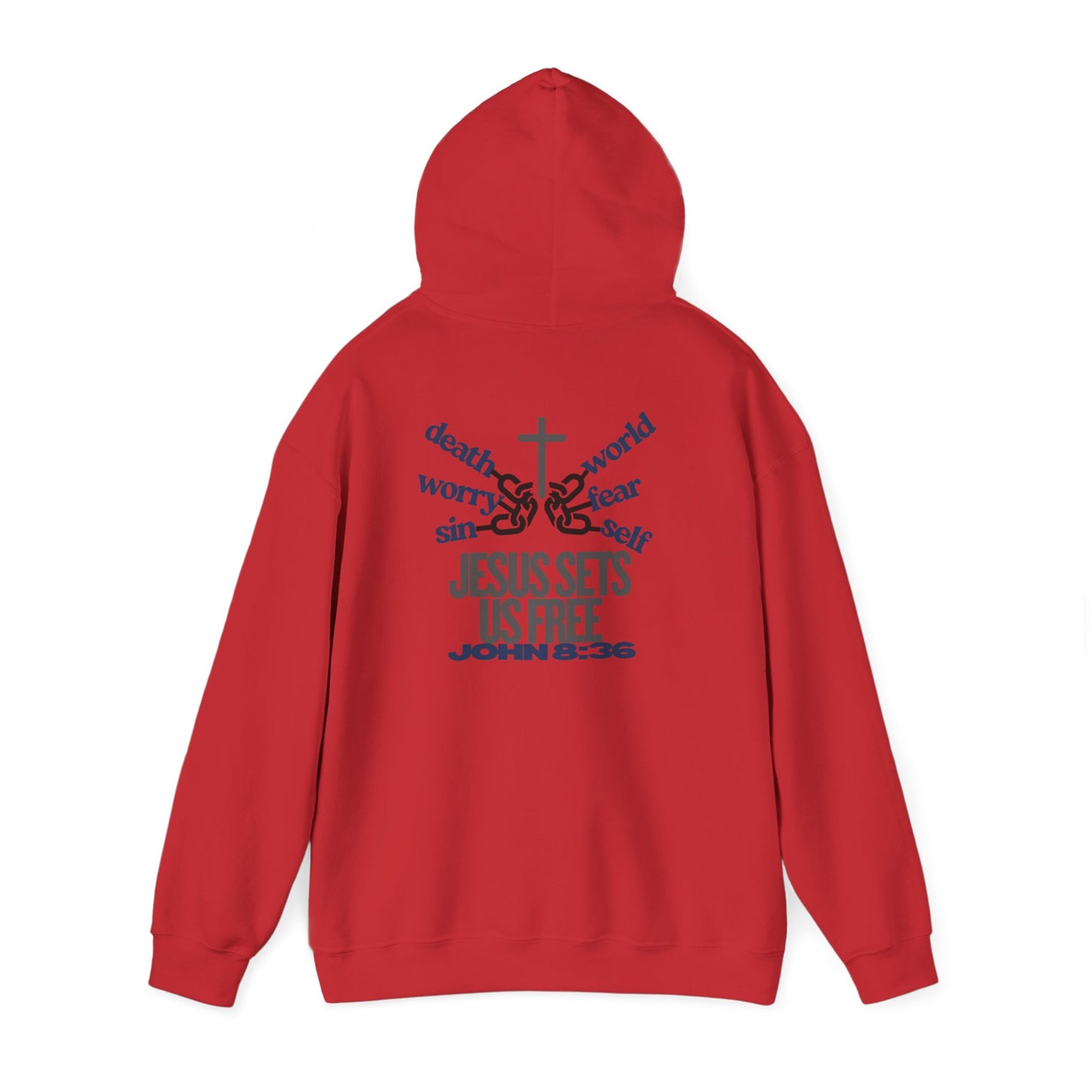 Jesus Sets Us Free Hoodie – John 8:36