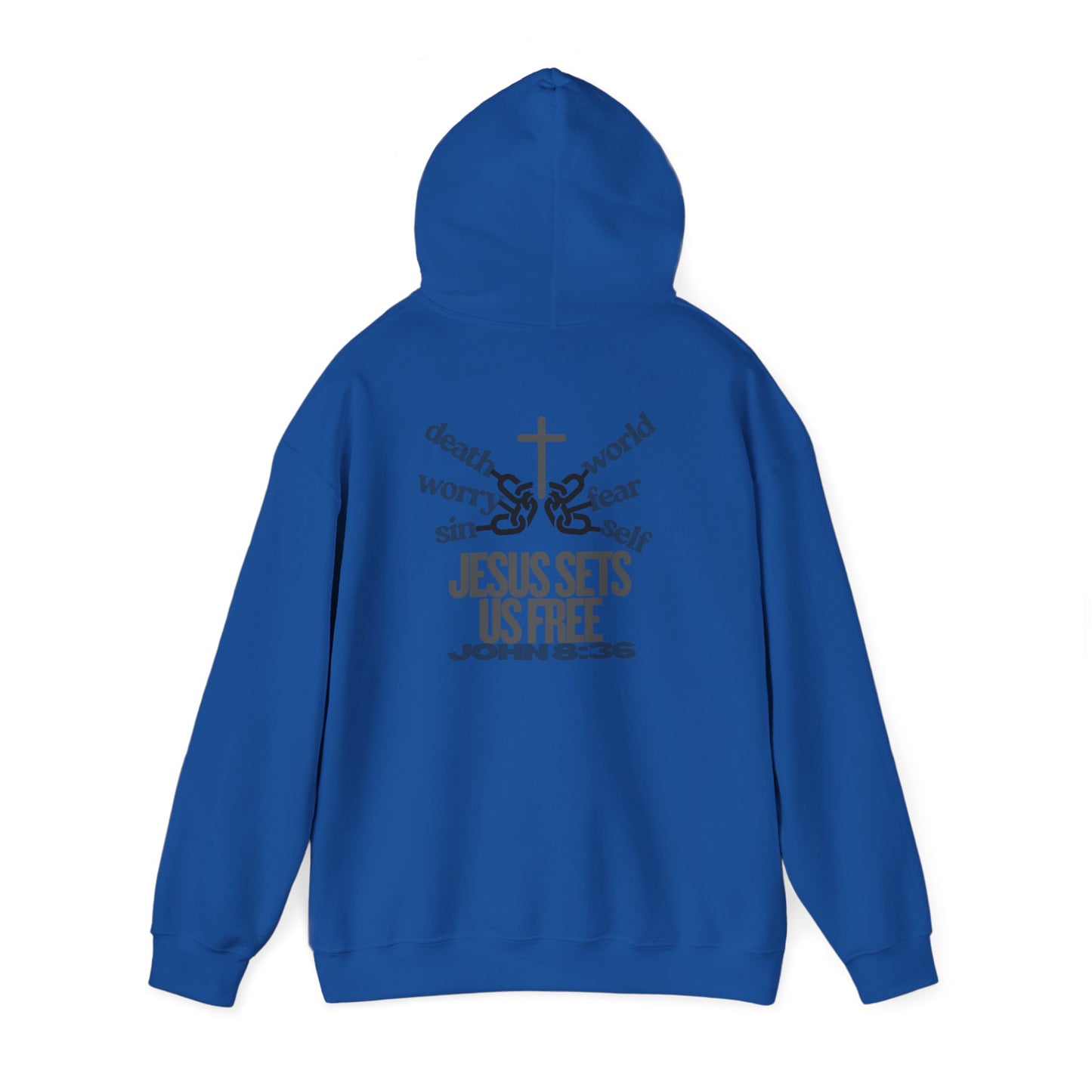 Jesus Sets Us Free Hoodie – John 8:36