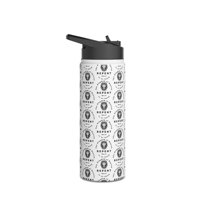 Repent Water Bottle – Matthew 4:17 Lion of Judah Christian Stainless Steel Drinkware