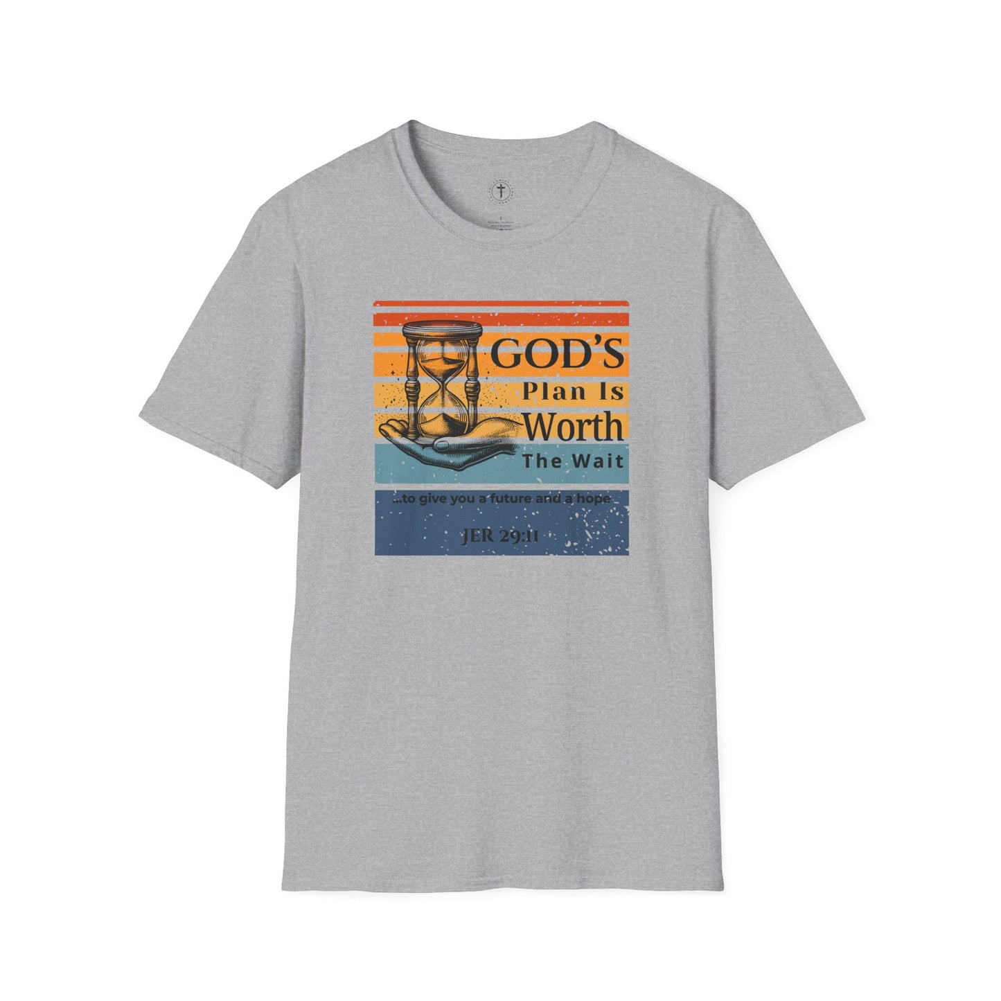 God’s Plan Is Worth the Wait T-Shirt – Jeremiah 29:11 Retro Christian Tee