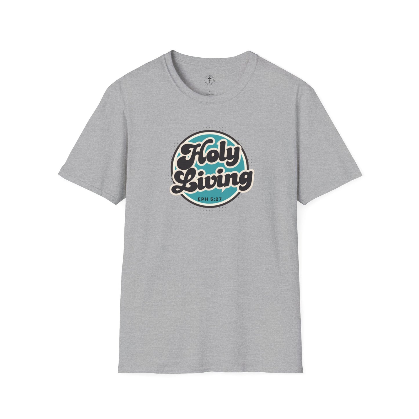 Holy Living T-Shirt – Ephesians 5:27 Christian Retro Faith Tee
