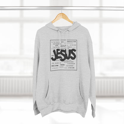 Unisex Jesus Hoodie – Streetwear Style Christian Graphic Sweatshirt