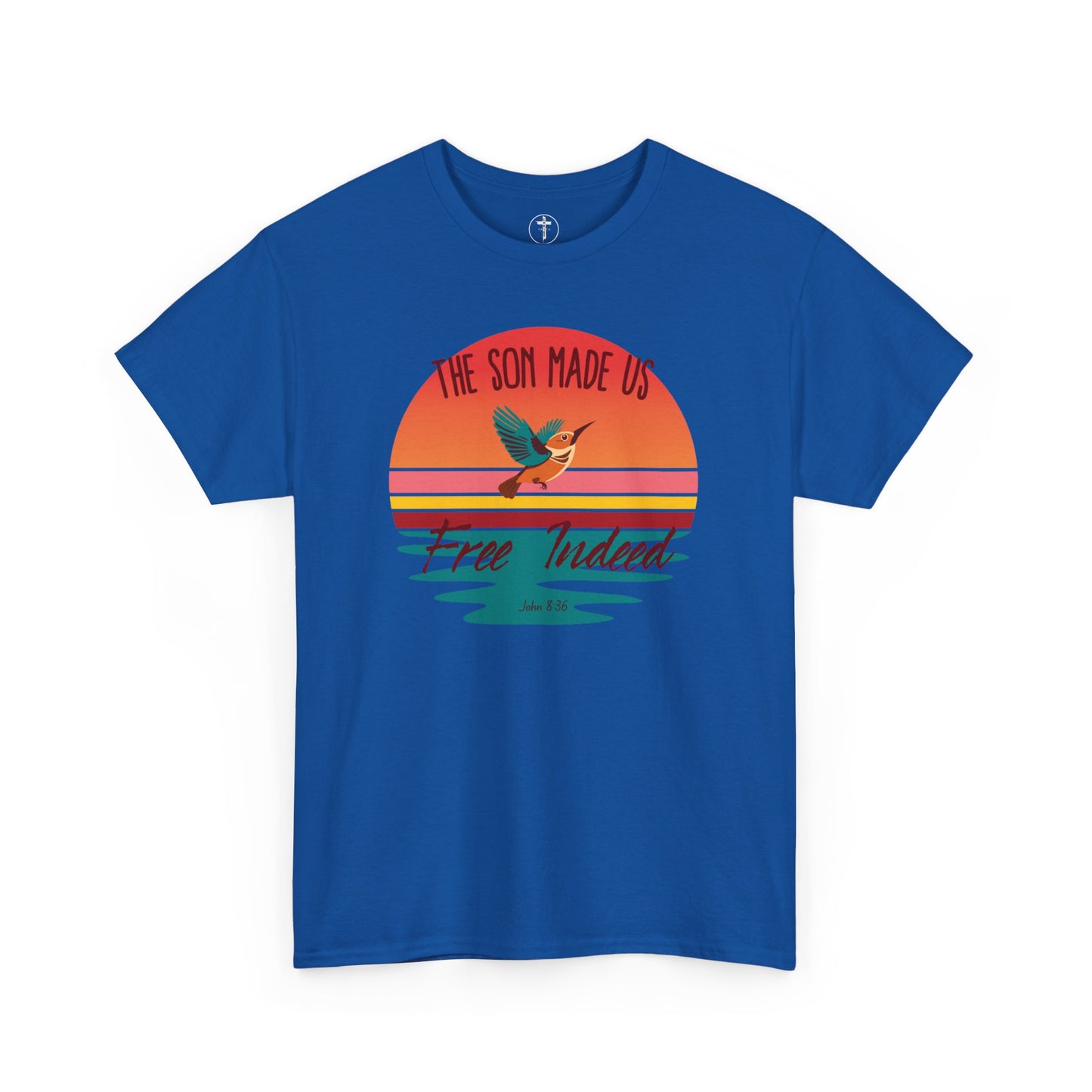 Freedom in Christ T-Shirt – John 8:36 Bible Verse Christian Tee
