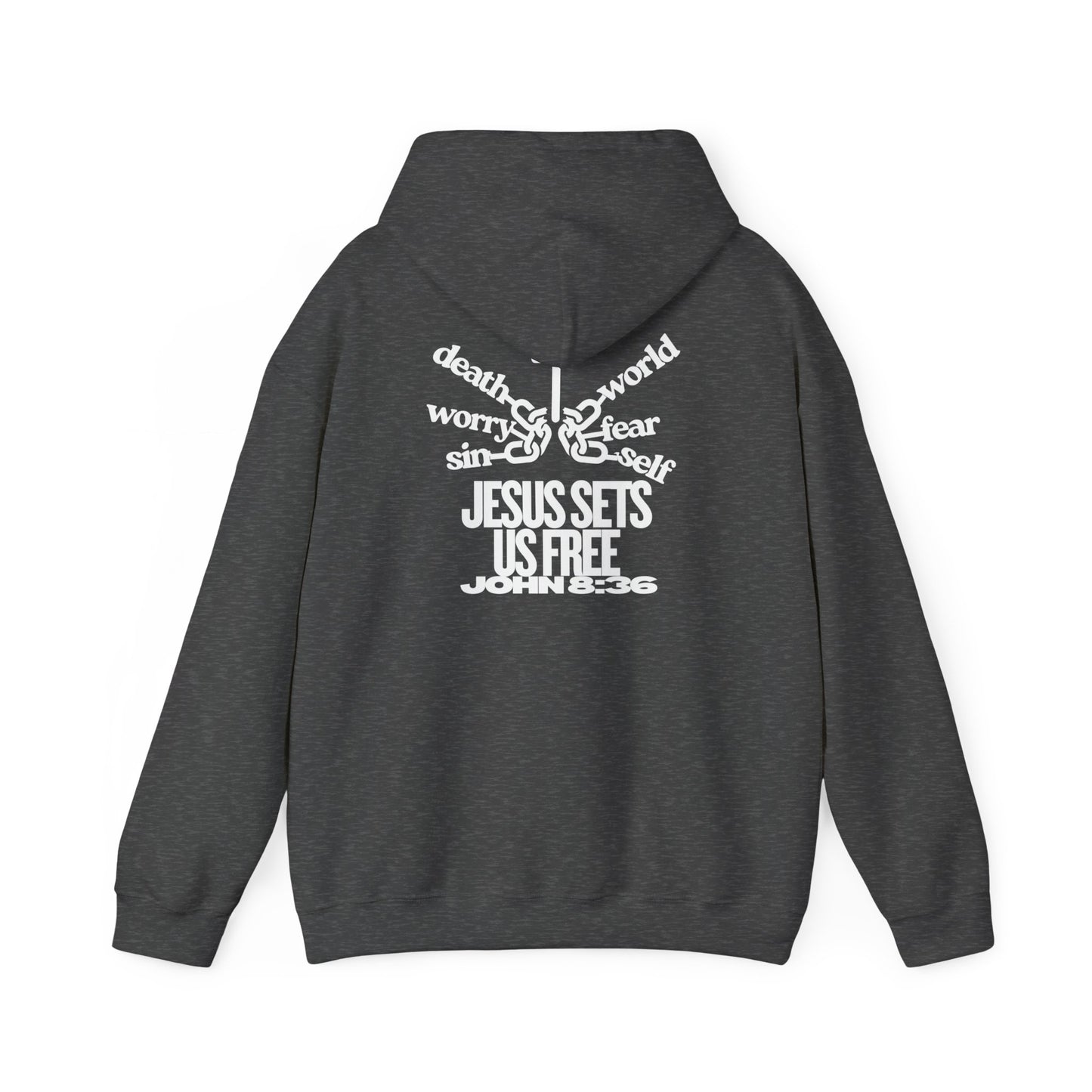 Jesus Sets Us Free Hoodie – John 8:36