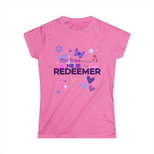 He Is My Redeemer Women’s Christian T-Shirt