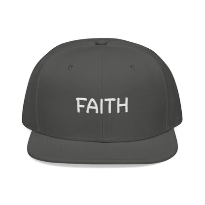Faith Embroidered Snapback Cap