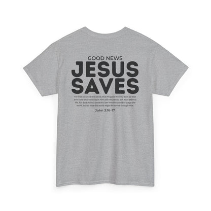 Jesus Saves Christian T-Shirt – John 3:16–17