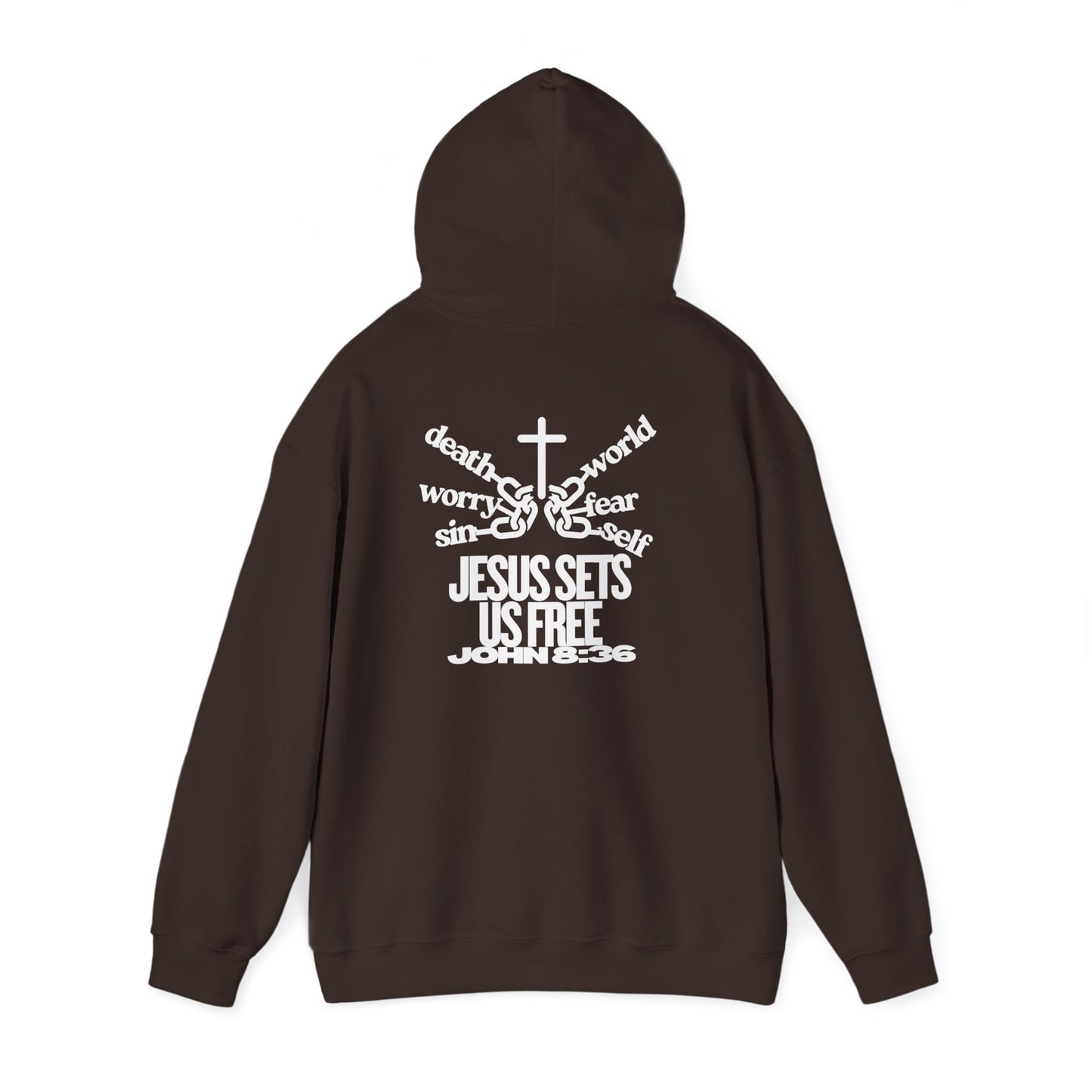 Jesus Sets Us Free Hoodie – John 8:36