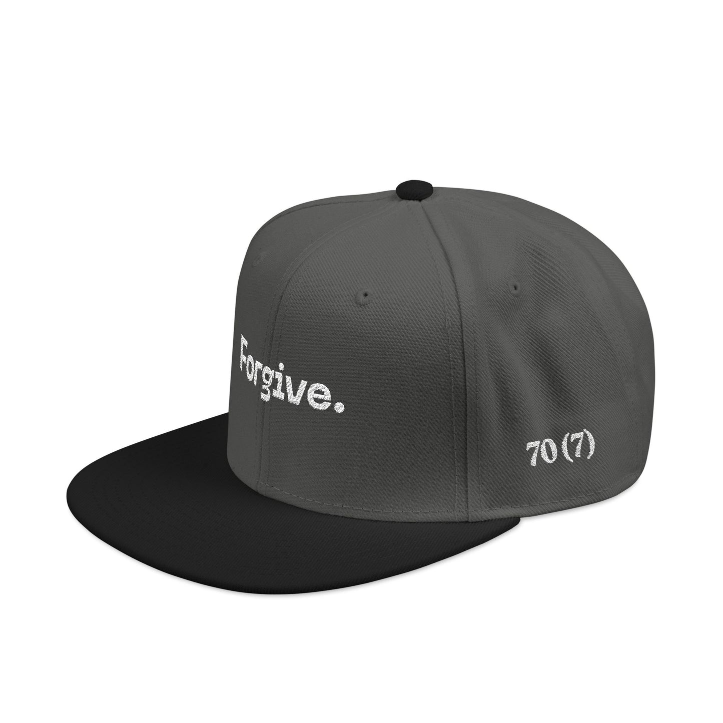 Christian Forgive Hat – Embroidered 70 X's 7  Snapback