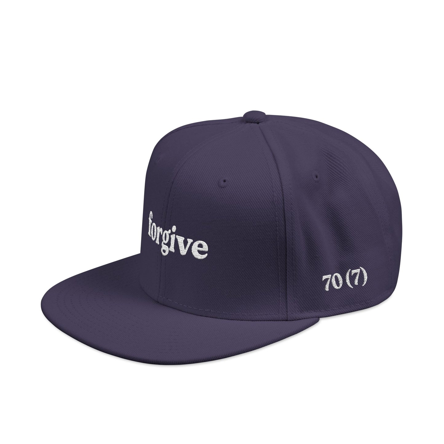 Forgive Embroidered Hat – 70(7) Christian Snapback