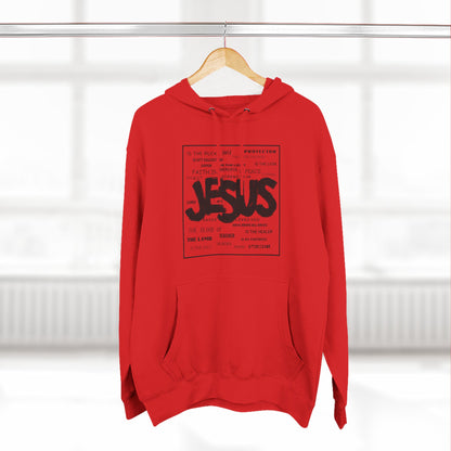 Unisex Jesus Hoodie – Streetwear Style Christian Graphic Sweatshirt