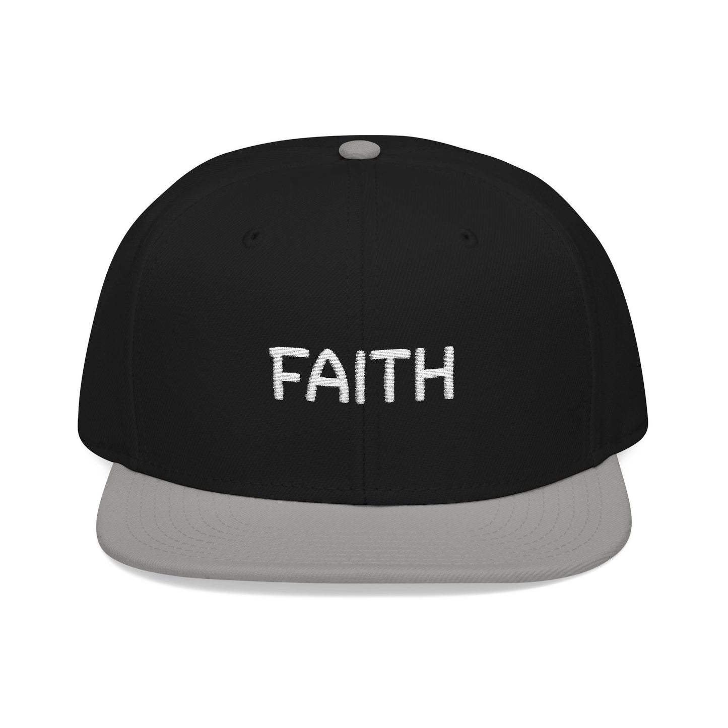 Faith Embroidered Snapback Cap