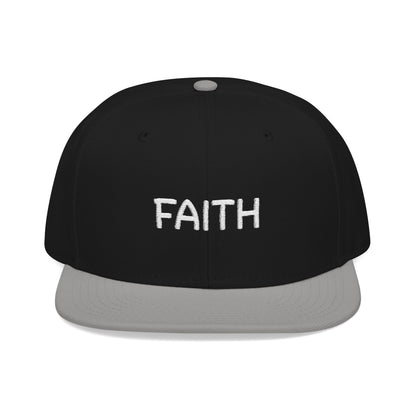 Faith Embroidered Snapback Cap